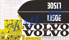 Стикеры для погрузчика Volvo L150E